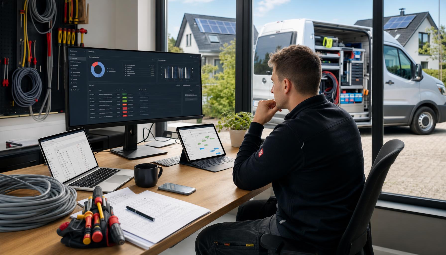 Handwerkersoftware Elektro: Die richtige Lösung für Elektrobetriebe finden