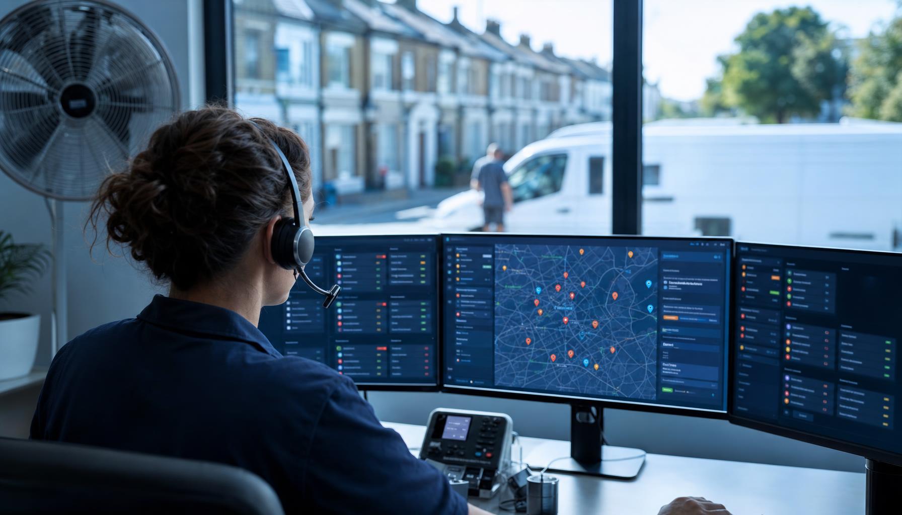 HVAC Scheduling Software UK: A Heat-Wave Tuesday With an AI Dispatcher