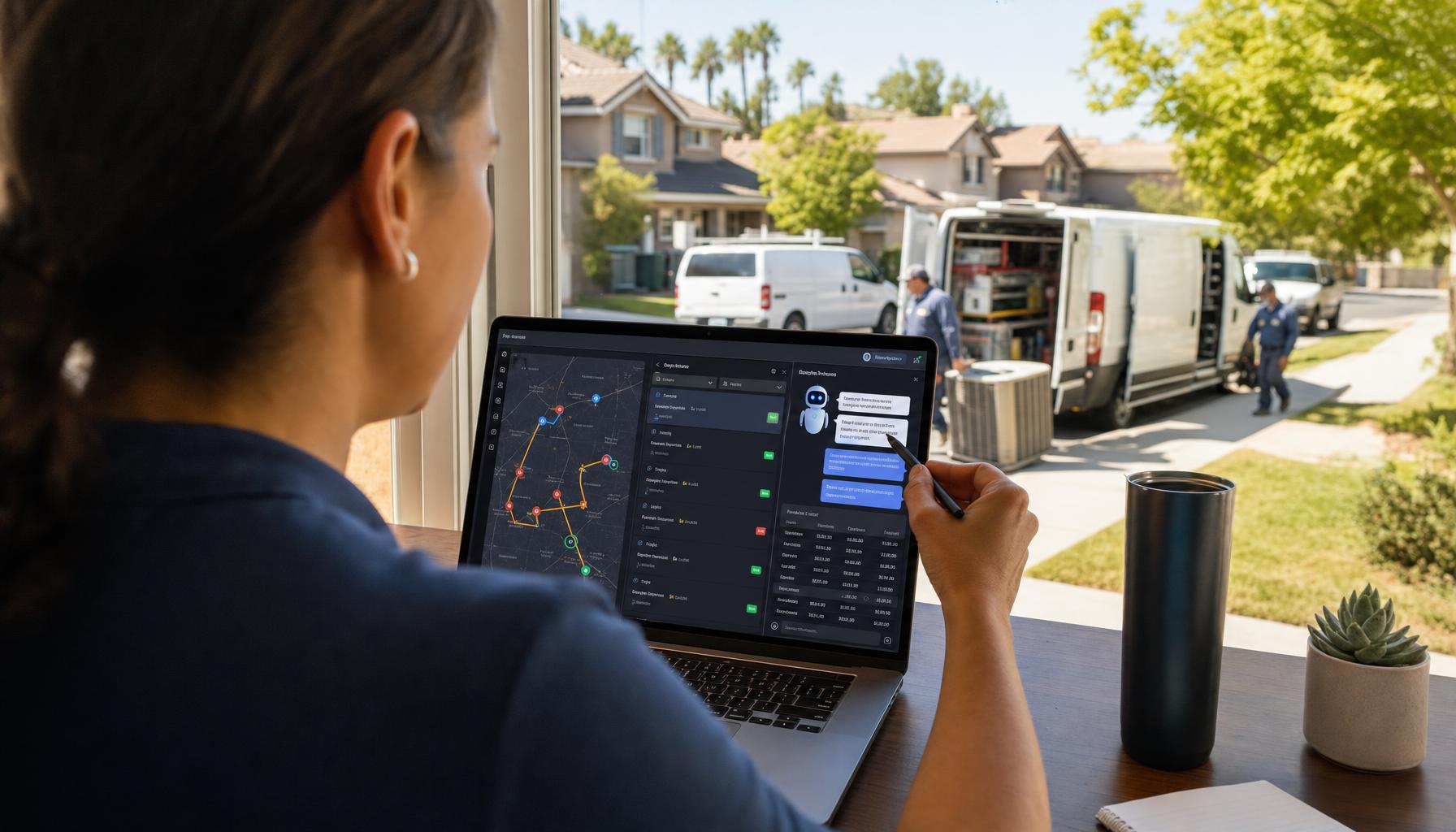 HVAC Field Service Software: What an AI Dispatcher Does on a Heat-Wave Tuesday