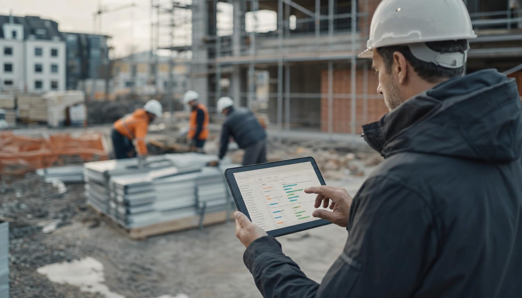 Gestione cantiere edile: come organizzare squadre, materiali e scadenze senza Excel