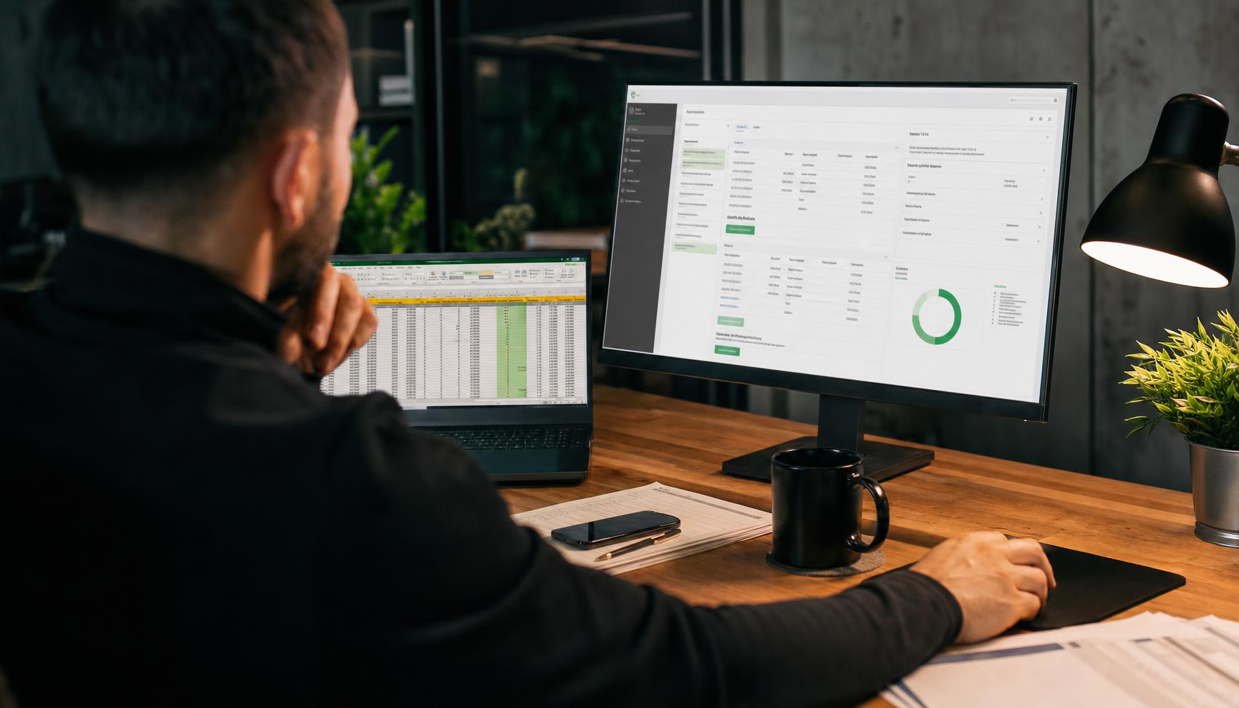 Software de orçamento vs folha de Excel: porque as empresas de manutenção estão a mudar